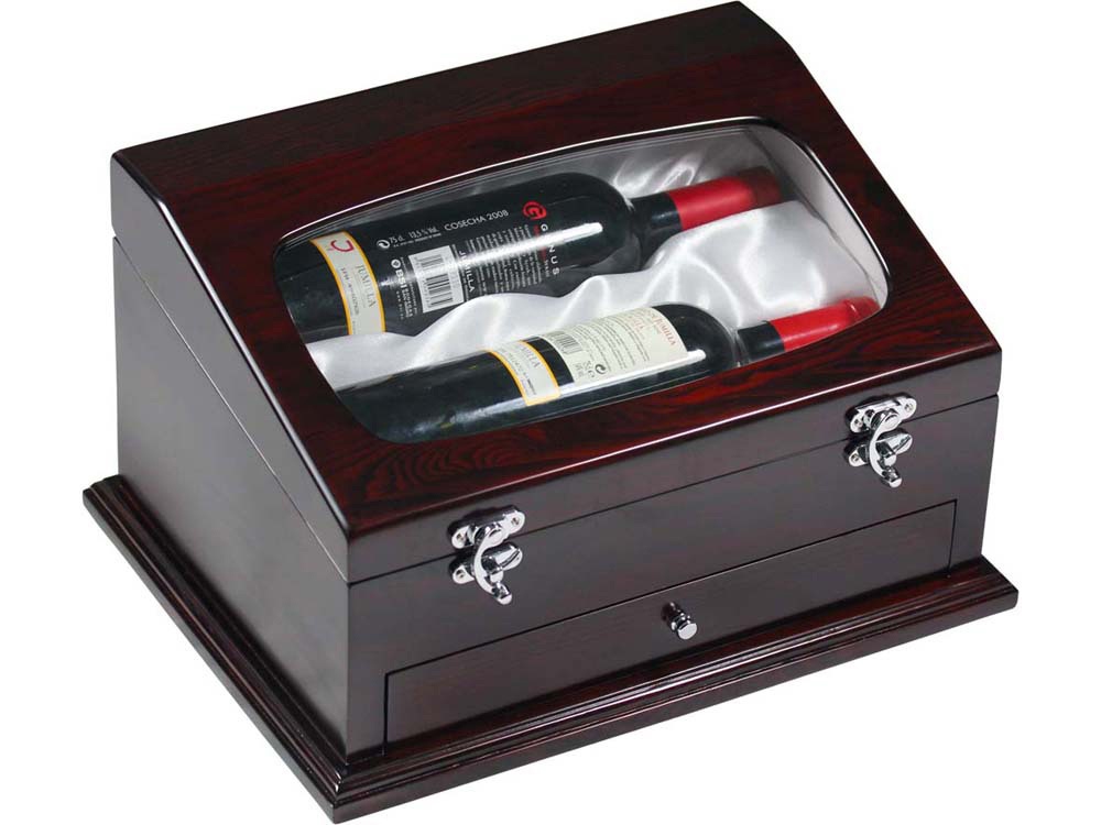 Шкатулка для вина Ларец Изабеллы, темно-коричневый