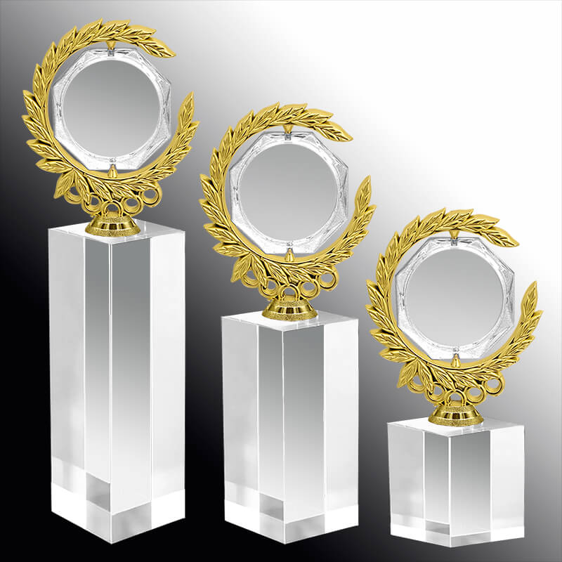 Награда из стекла с фигурой