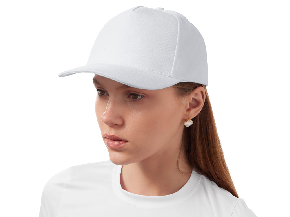 Бейсболка Florida 5-ти панельная, белый