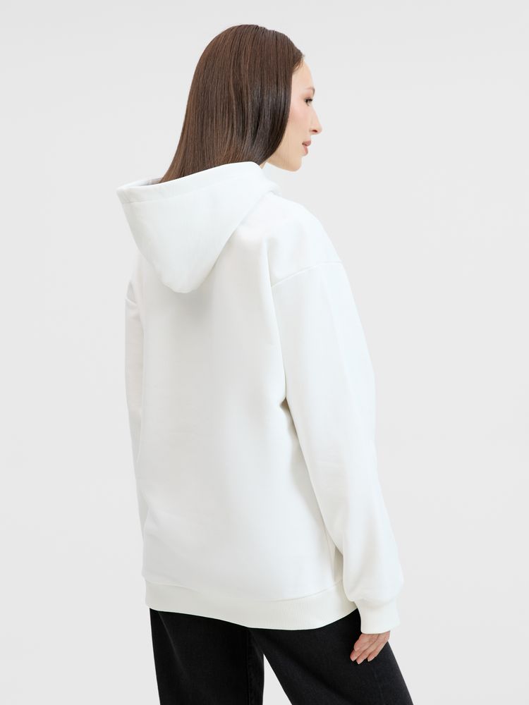 Худи унисекс оверсайз Songo, молочно-белое Худи унисекс оверсайз Songo, молочно-белое