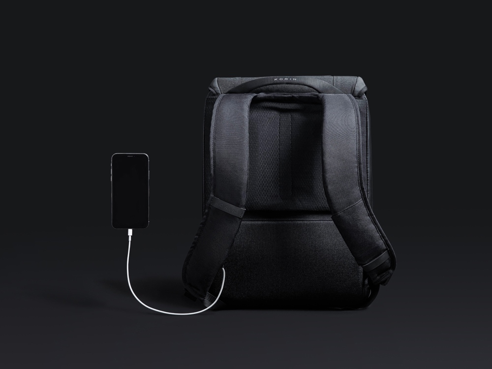 Водостойкий антикражный рюкзак Clickpack для ноутбука 15.6, черный Водостойкий антикражный рюкзак Clickpack для ноутбука 15.6, черный