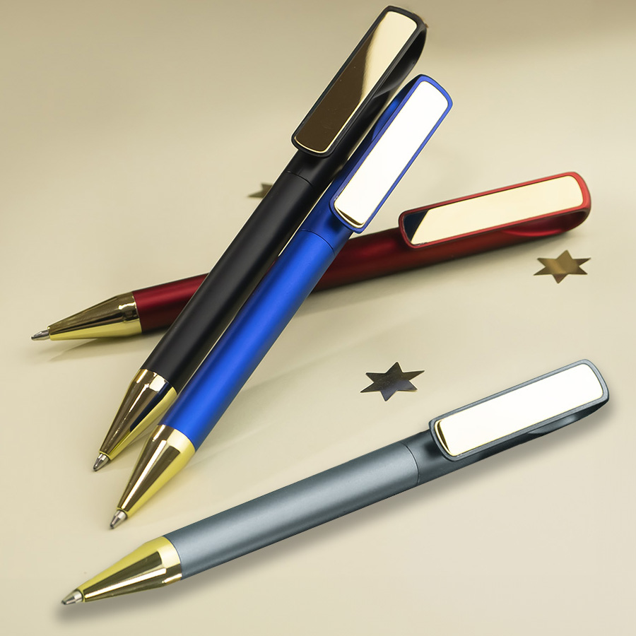 Ручка шариковая GLOSSY GOLD