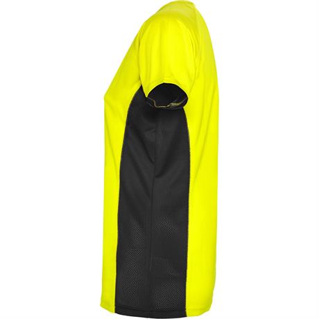 Спортивная футболка SHANGHAI WOMAN женская, ФЛУОРЕСЦЕНТНЫЙ ЖЕЛТЫЙ/ЧЕРНЫЙ L