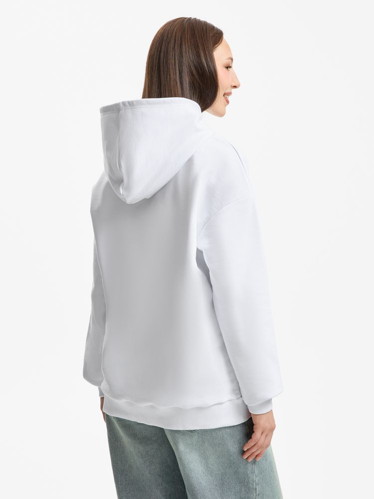 Худи унисекс оверсайз Daylero, белое