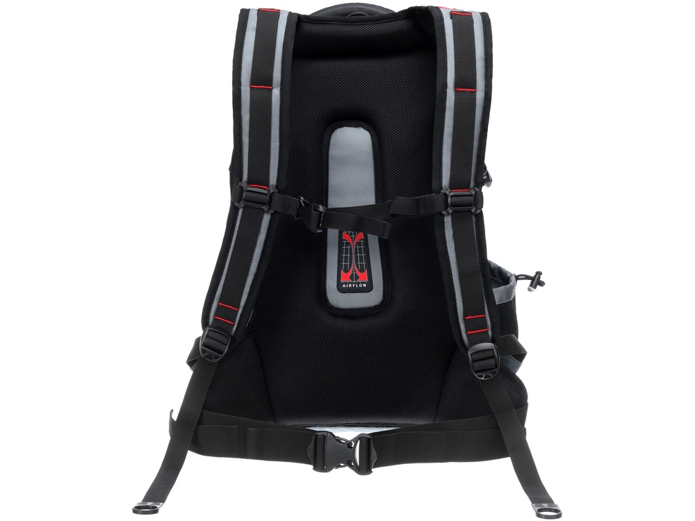 Рюкзак TORBER DRIVE с отделением для ноутбука 15, серый/красный, полиэстер 1680D, 36x17x50 см, 30 л Рюкзак TORBER DRIVE с отделением для ноутбука 15, серый/красный, полиэстер 1680D, 36x17x50 см, 30 л