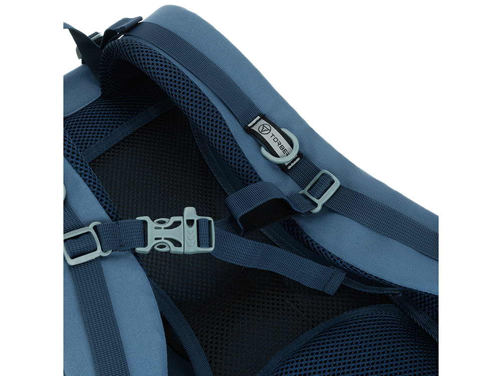 Туристический рюкзак TORBER КЕМПИНГ, синий, полиэстер, 31 х 51 х 14 см