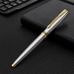 Ручка роллер серебристая