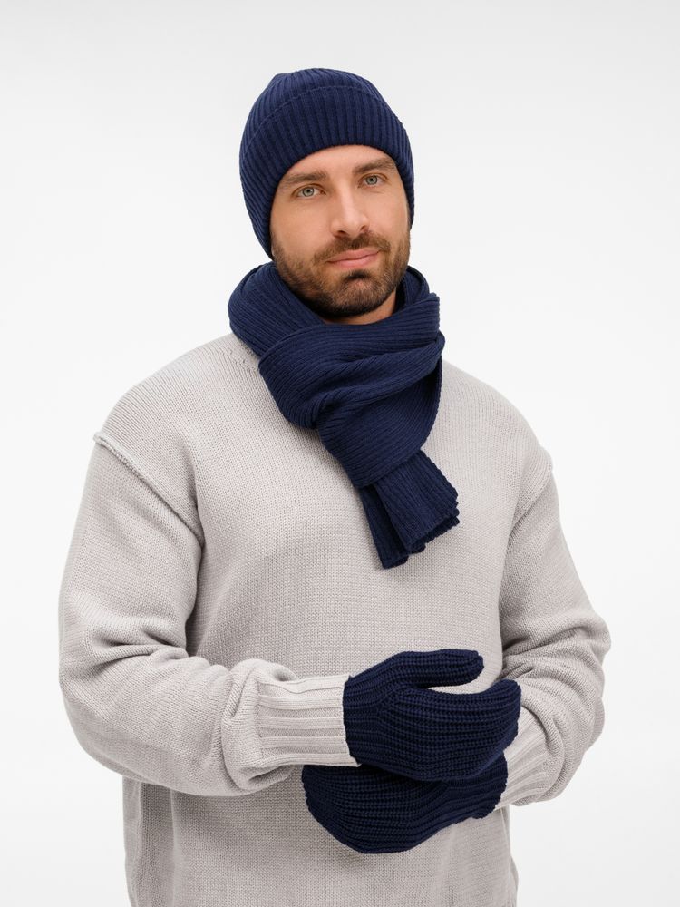 Варежки Catch Match, темно-синие