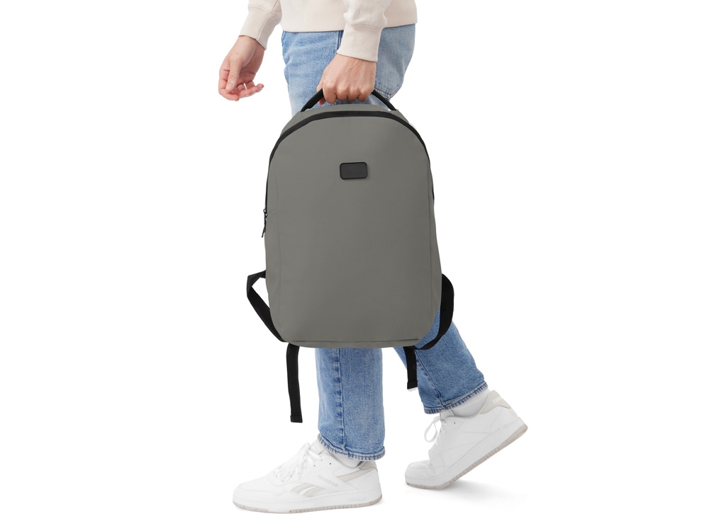 Рюкзак Sofit для ноутбука из экокожи, серый