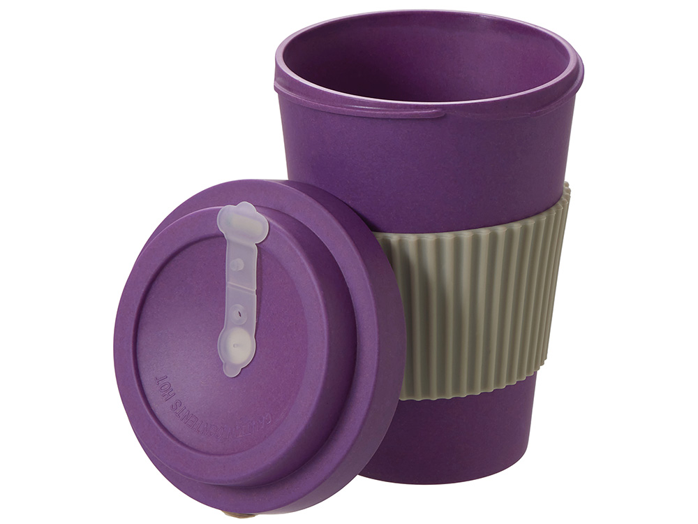 Термокружка Muffin из натуральных волокон, фиолетовый Термокружка Muffin из натуральных волокон, фиолетовый