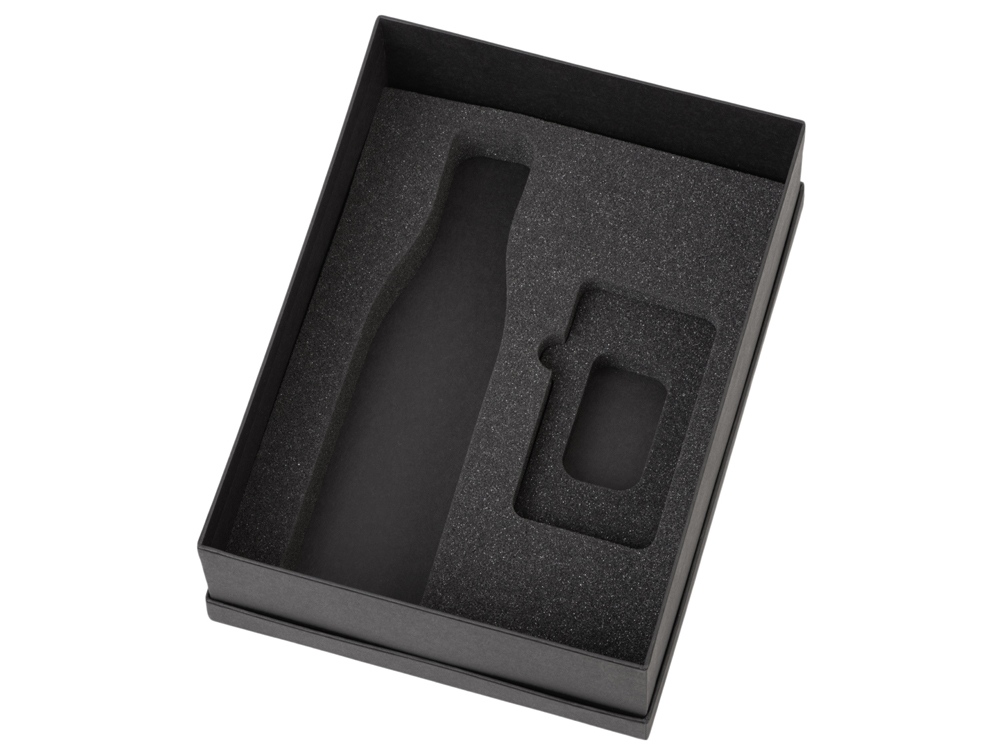 Подарочный набор с термобутылкой и повербанком С1, 5000 mAh, зеленое яблоко