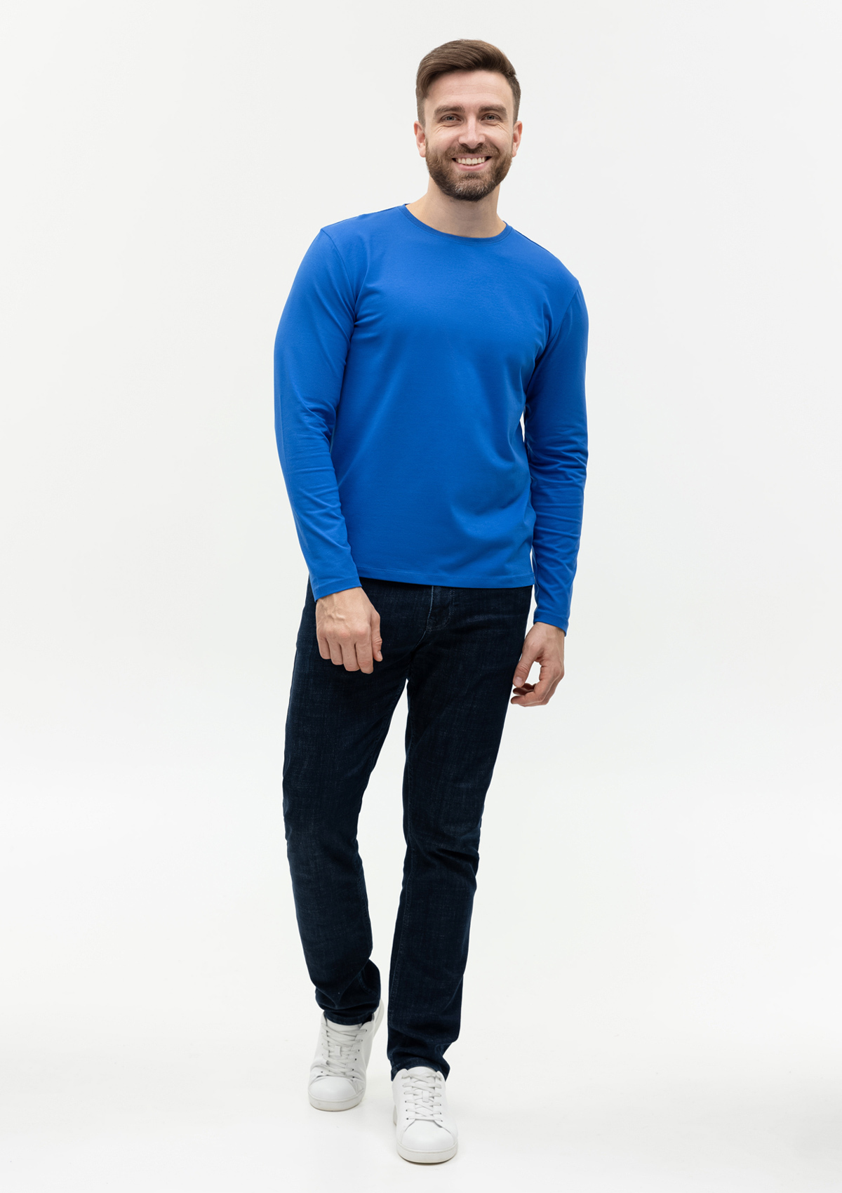 Футболка унисекс с длинным рукавом STAN хлопок/эластан 180, 35