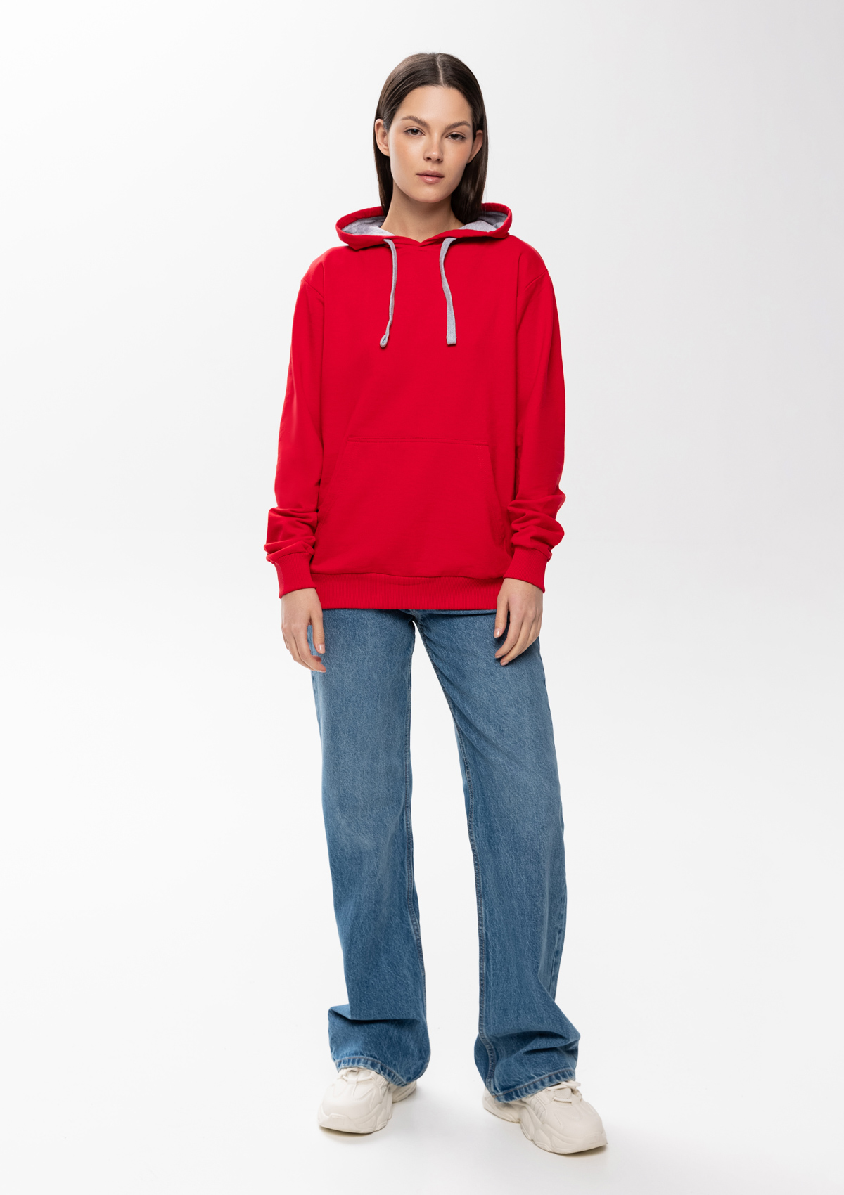 Худи унисекс STAN футер без начёса с контрастным капюшоном 260, 23