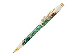 Шариковая ручка Cross Wanderlust Borneo, белый, зеленый
