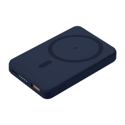 Внешний аккумулятор Largo PD 5000mAh с функцией беспроводной зарядки 15W, синий