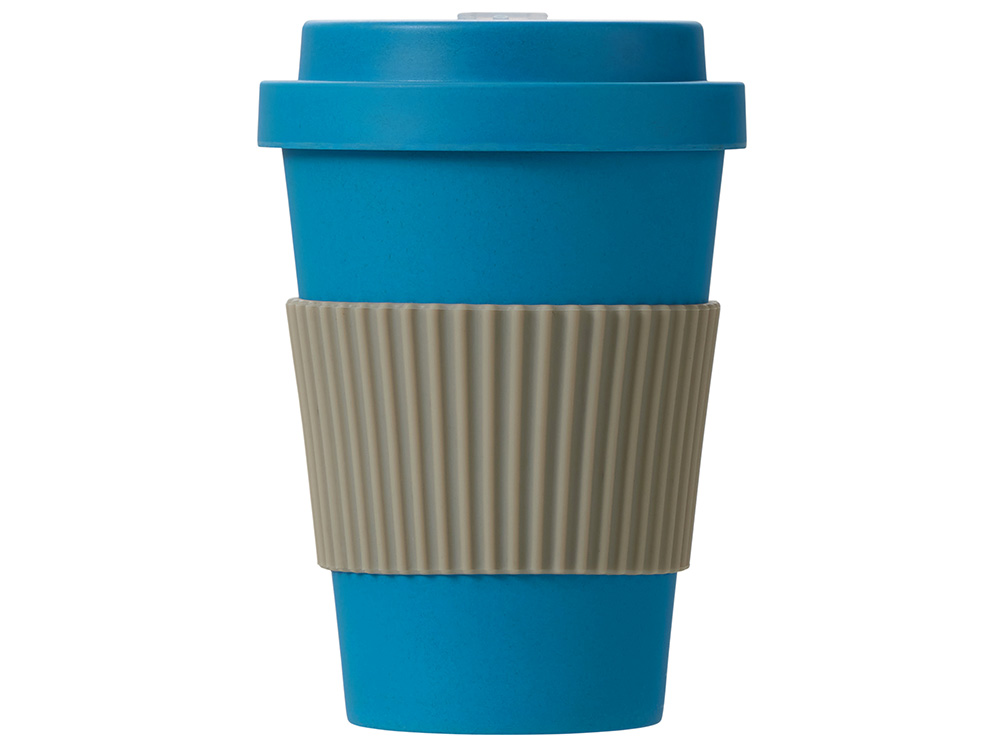 Термокружка Muffin из натуральных волокон, голубой