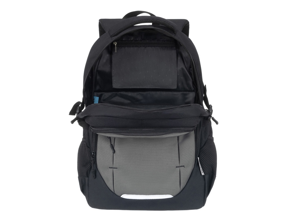 Рюкзак TORBER CLASS X, чёрно-серый, 46 x 32 x 18 см + Мешок для сменной обуви в подарок!