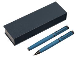 Подарочный набор из 2-х ручек Black Lama soft-touch, темно-синий Подарочный набор из 2-х ручек Black Lama soft-touch, темно-синий