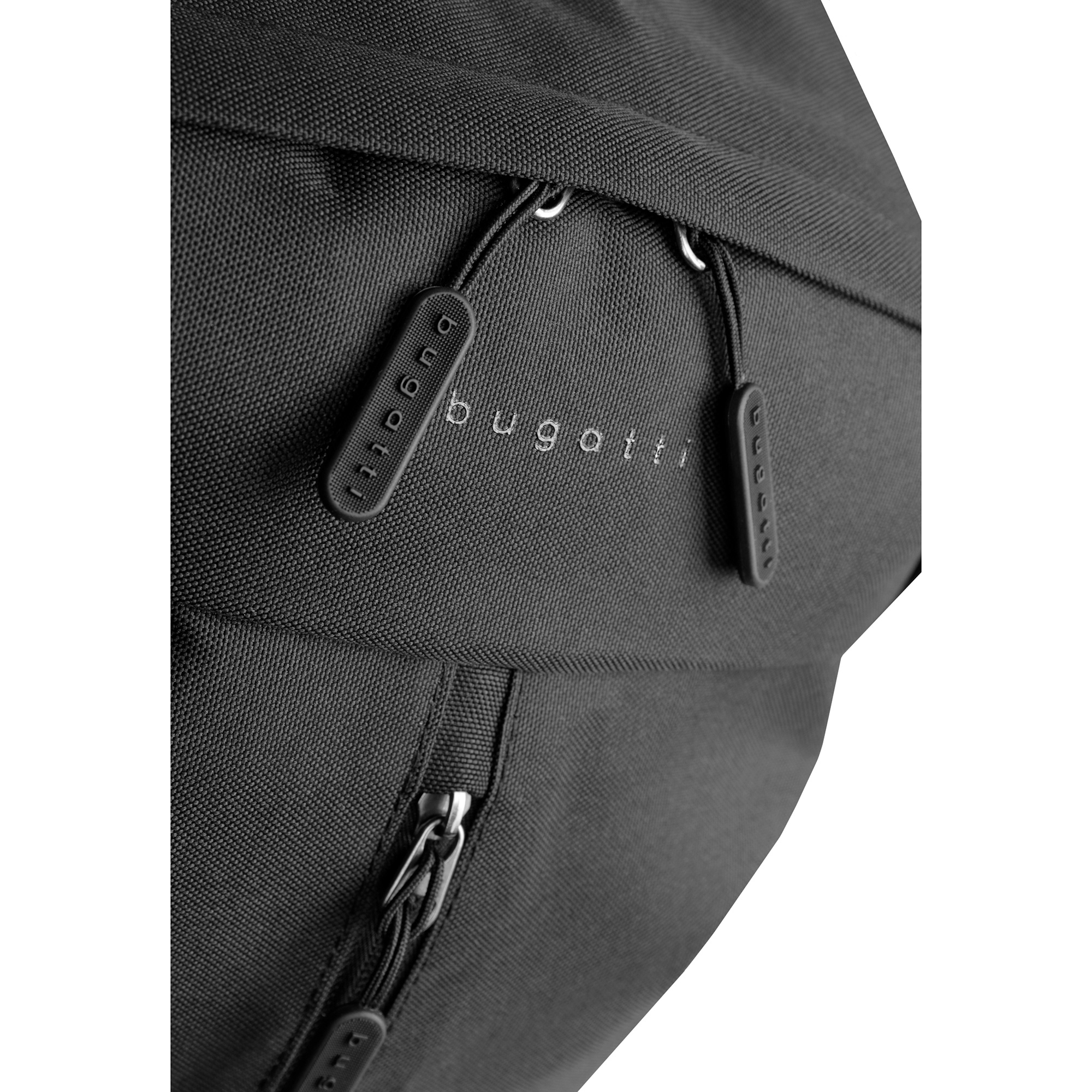 Рюкзак мужской BUGATTI КЛАССИКА | BASIC, черный, полиэстер, 32 x 14 x 45 см