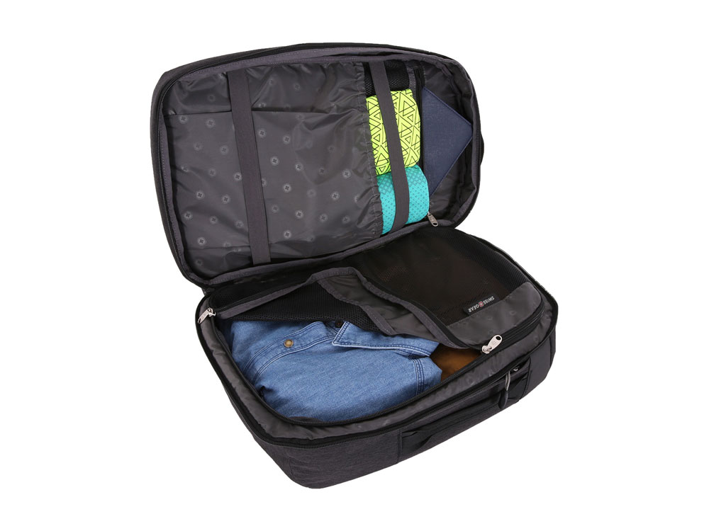 Рюкзак SWISSGEAR 15'', ткань Grey Heather, 31x20x47 см, 29 л, серый