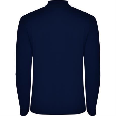 Футболка поло ESTRELLA L/S мужская, МОРСКОЙ СИНИЙ S