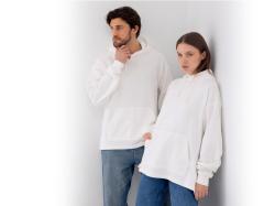 Худи оверсайз Alpha.01 унисекс, молочный