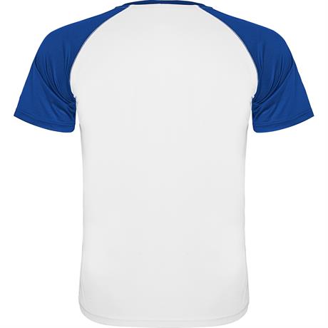 Спортивная футболка INDIANAPOLIS мужская, БЕЛЫЙ/КОРОЛЕВСКИЙ СИНИЙ 2XL