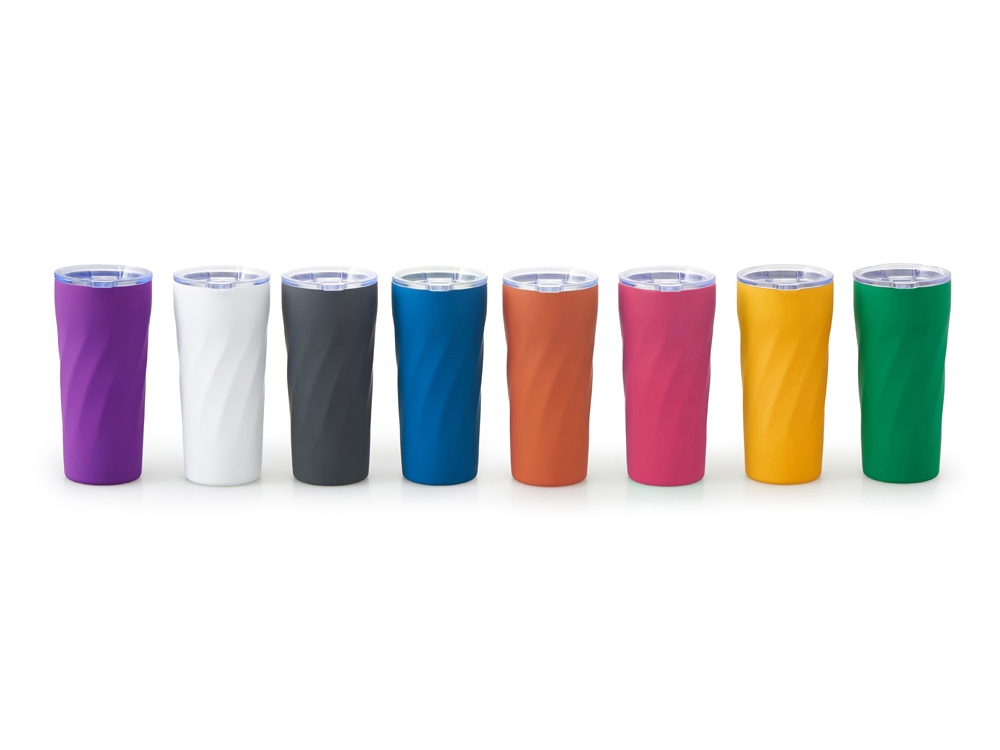 Подарочный набор FAMILY с термосом и термокружкой, желтый