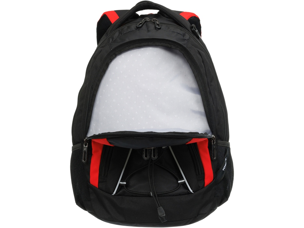 Рюкзак TORBER ROCKIT с отделением для ноутбука 15, черный/красный, полиэстер, 33х19х45 см, 28 л Рюкзак TORBER ROCKIT с отделением для ноутбука 15, черный/красный, полиэстер, 33х19х45 см, 28 л
