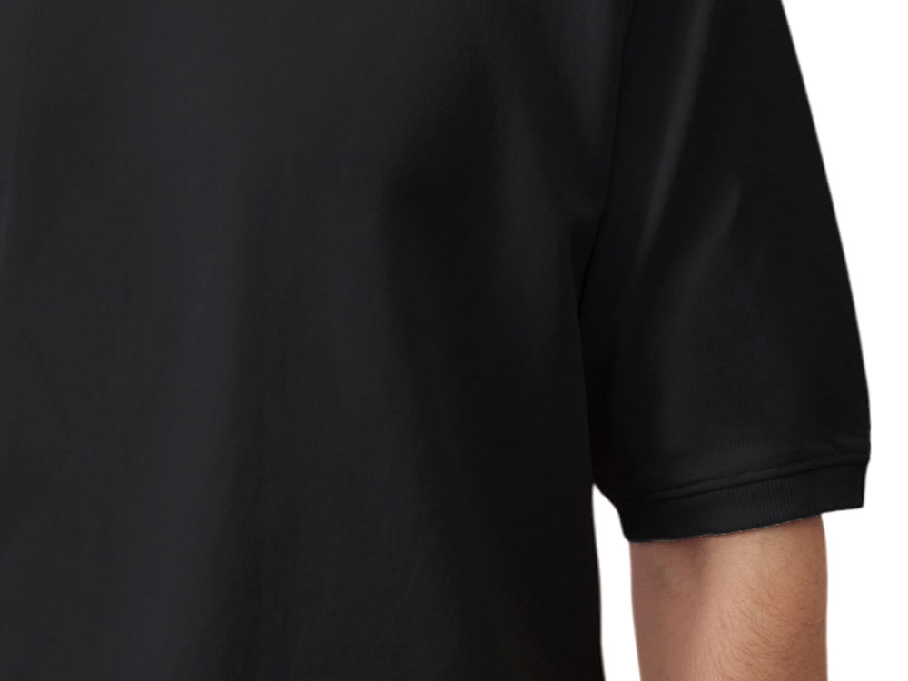 Свитшот с коротким рукавом реглан, черный