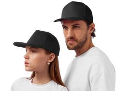 Бейсболка Mix 5-ти панельная 180 гр, черный Бейсболка Mix 5-ти панельная 180 гр, черный