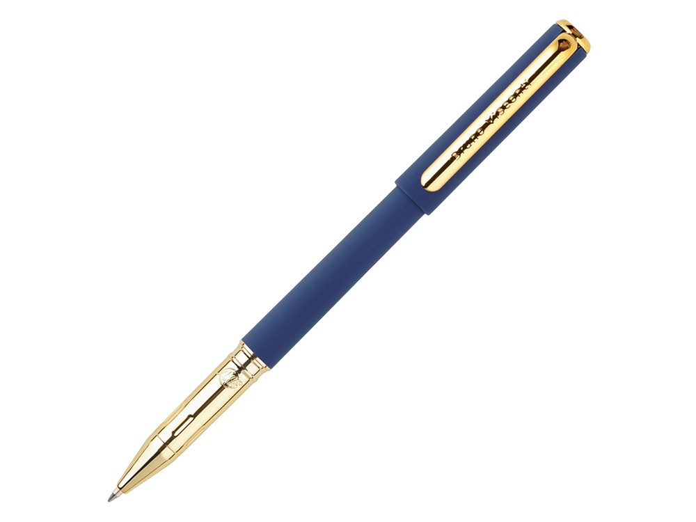 Ручка пластиковая шариковая Parliament, 0,7 мм, синие чернила, темно-синий/золотистый