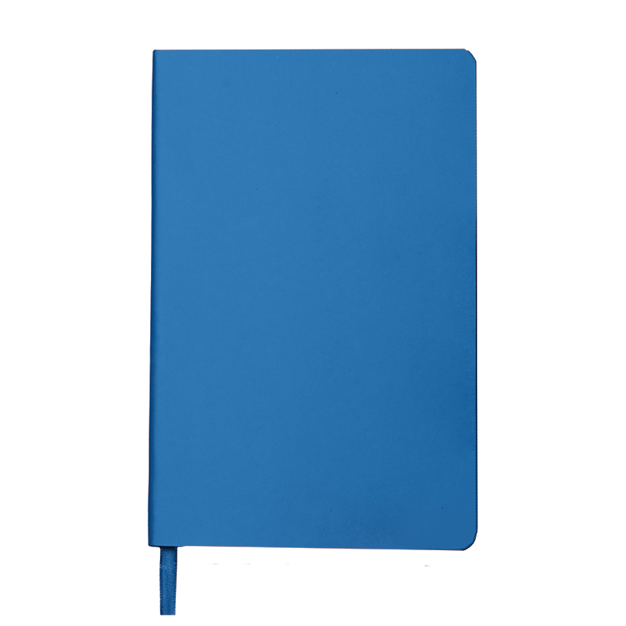 Ежедневник недатированный SIMPLY FLEX, А5,  голубой, кремовый блок, в клетку