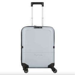 Чемодан складной Rollink FLEX LIGHT 55x40x20 см, 4 колеса, светло-серый