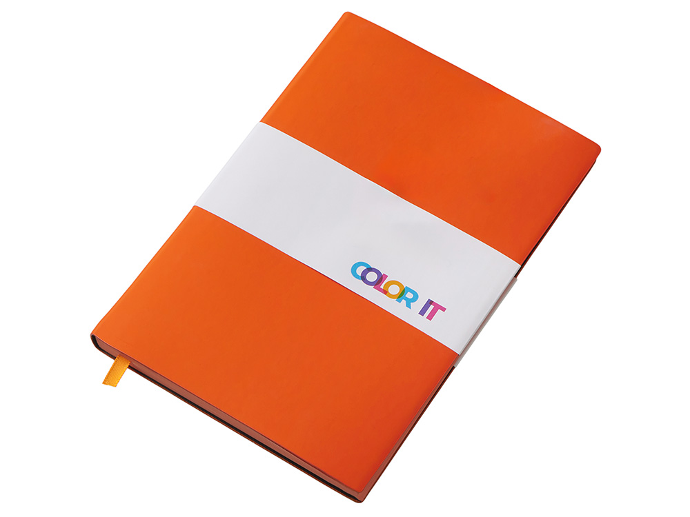 Блокнот C1 софт-тач, гибкая обложка, 128 листов, оранжевый Блокнот C1 софт-тач, гибкая обложка, 128 листов, оранжевый