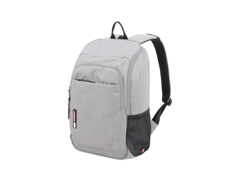 Рюкзак SWISSGEAR 15,6, ткань Heather, 31 x 16 x 45 см, 22 л, серый