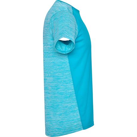 Спортивная футболка ZOLDER мужская, БИРЮЗОВЫЙ/ПЁСТРЫЙ БИРЮЗОВЫЙ S