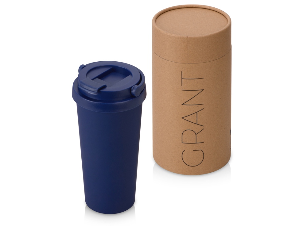 Термокружка Grant, 473мл, тубус, темно-синий
