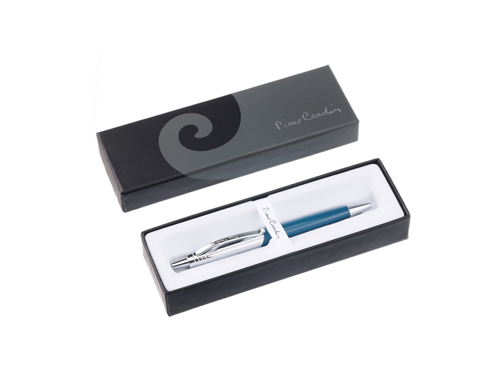 Ручка шариковая Easy. Pierre Cardin, серо-голубой