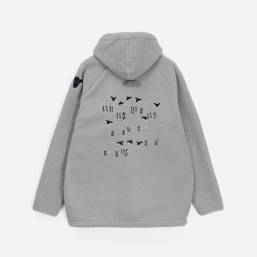 Анорак унисекс Oblako, молочно-белый Анорак унисекс Oblako, молочно-белый