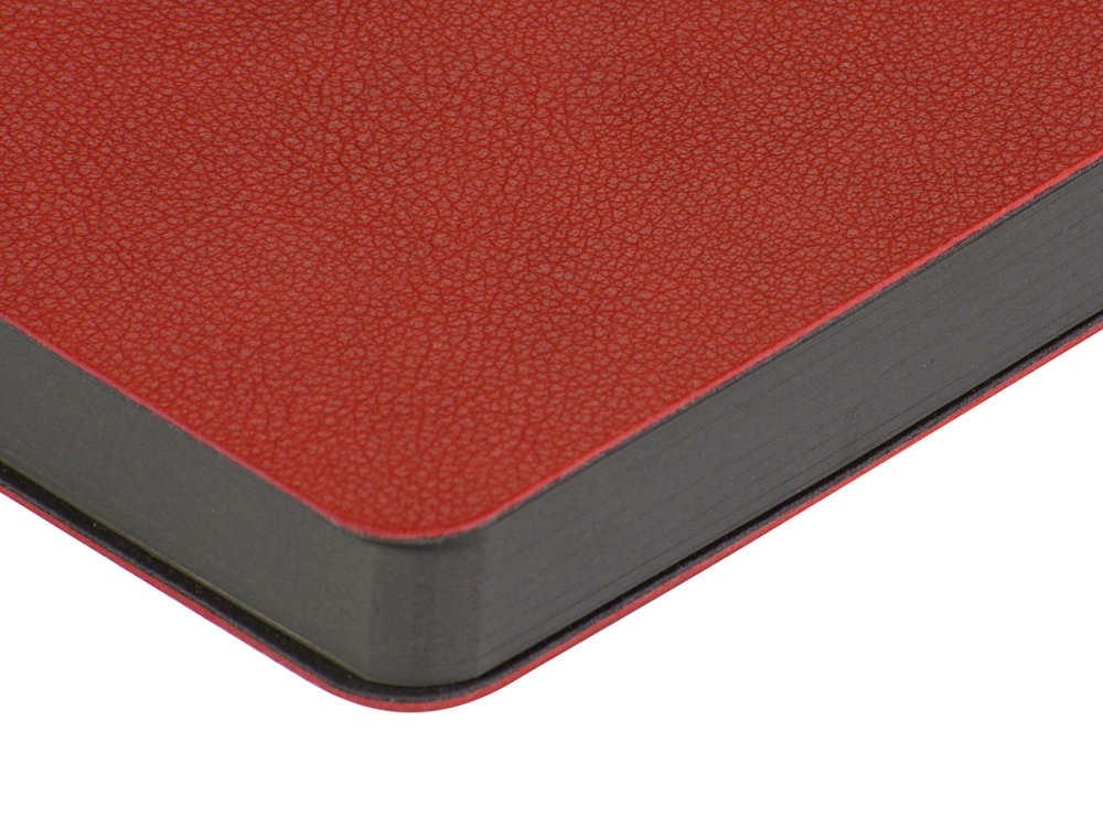 Ежедневник А5 датированный Boston 2026, красный с серым обрезом Ежедневник А5 датированный Boston 2026, красный с серым обрезом