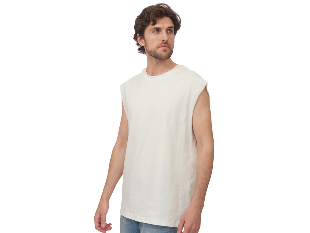 Майка оверсайз Berlin, унисекс, молочный