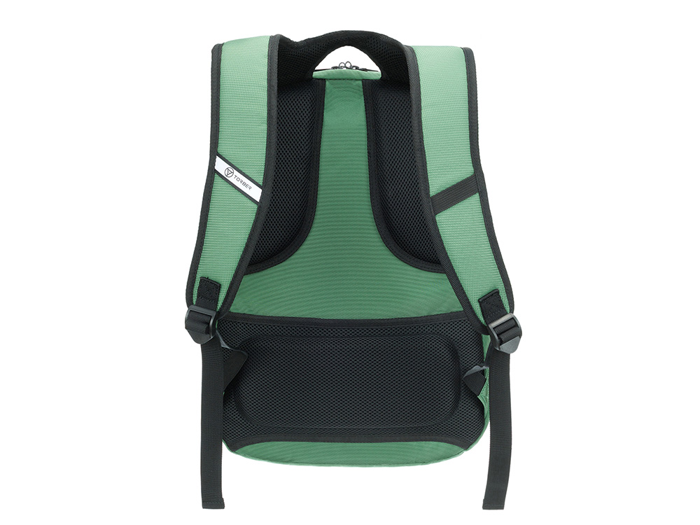 Рюкзак TORBER МЕГАПОЛИС с отделением для ноутбука 16, зеленый, полиэстер, 47 х 34 x 28 см