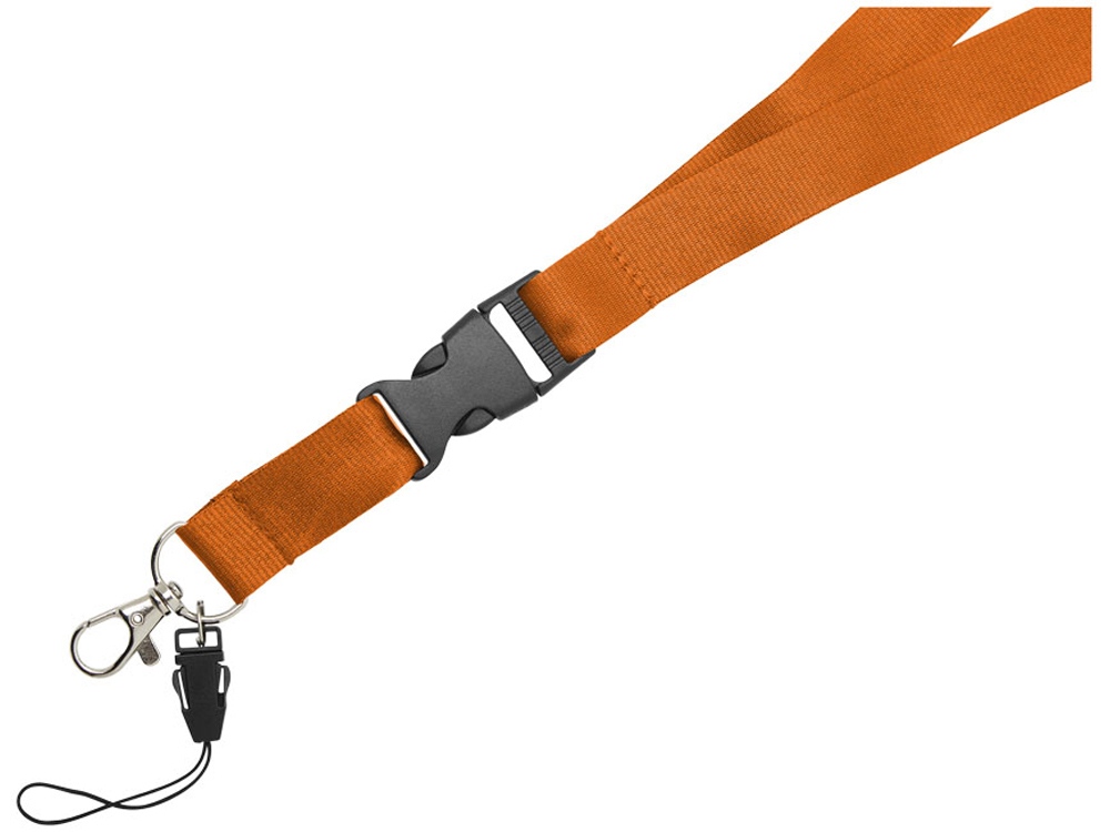 Шнурок Sagan с отстегивающейся пряжкой, держатель для телефона, оранжевый