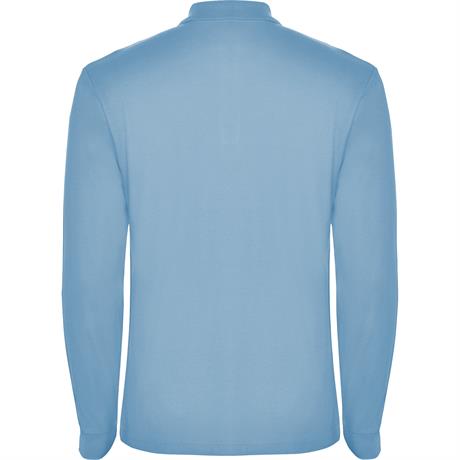 Футболка поло ESTRELLA L/S мужская, НЕБЕСНО-ГОЛУБОЙ L