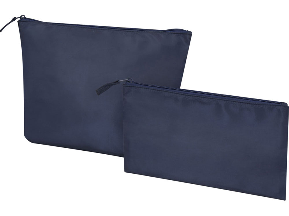 Swift набор косметичек из переработанного материала GRS, темно-синий