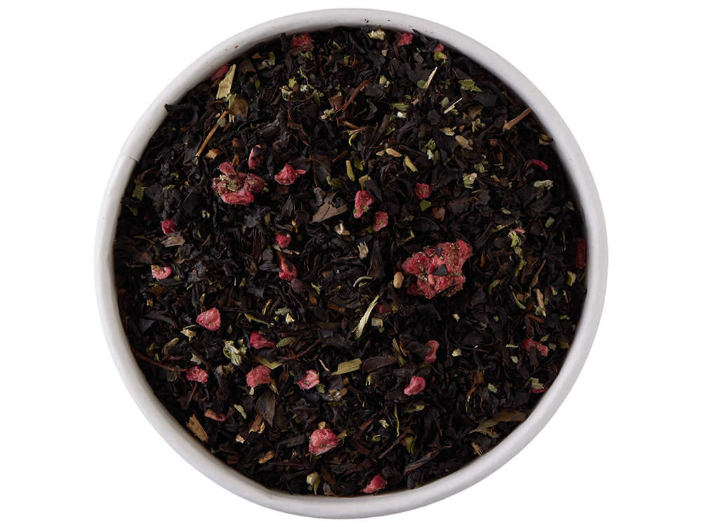 Чай черный Малина с медом и чабрецом в картонном стаканчике, 50 гр.