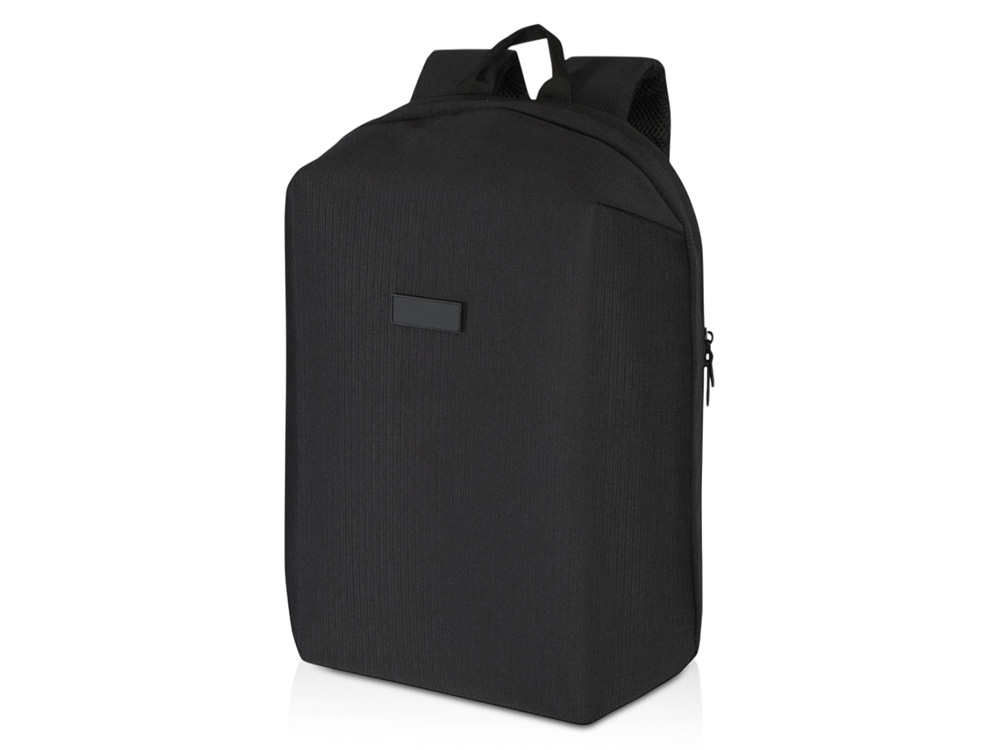 Рюкзак Luma для ноутбука с диагональю экрана 15 дюймов с защитой от кражи объемом 10 л из материала, переработанного по стандарту GRS - сплошной черный
