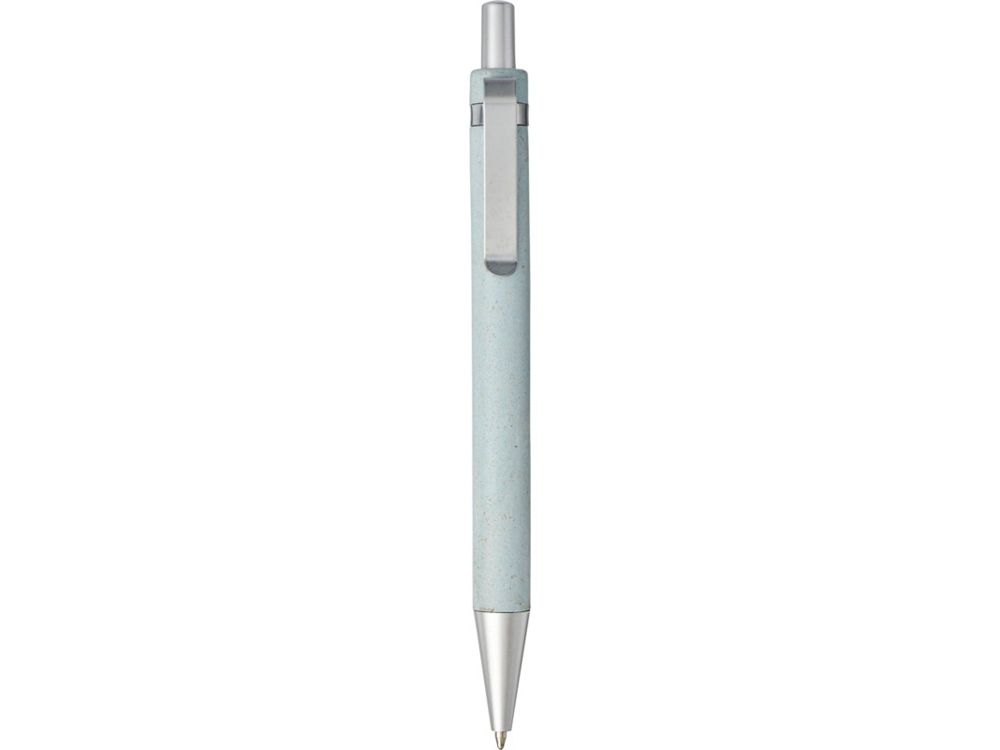 Шариковая ручка Tidore из пшеничной соломы с кнопочным механизмом, синий