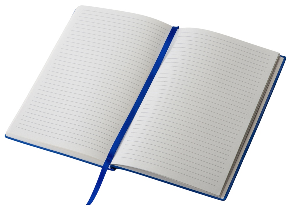 Набор блокнот в гибкой обложке А5 и металлическая шариковая ручка Nabokov, синий